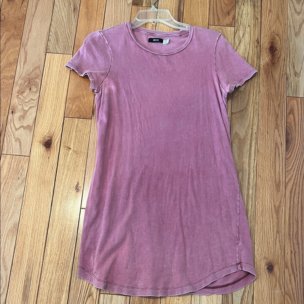 BDG Mauve Short Sleeve Tshirt dress